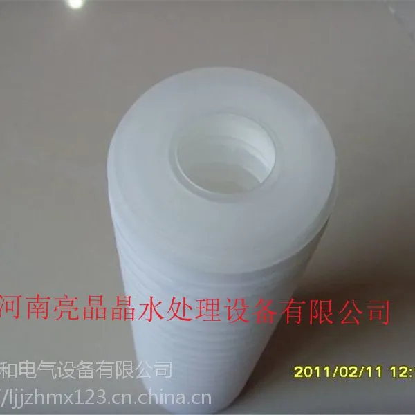 长恒净水器折叠滤芯批发 20寸平口5微米折叠滤芯厂家