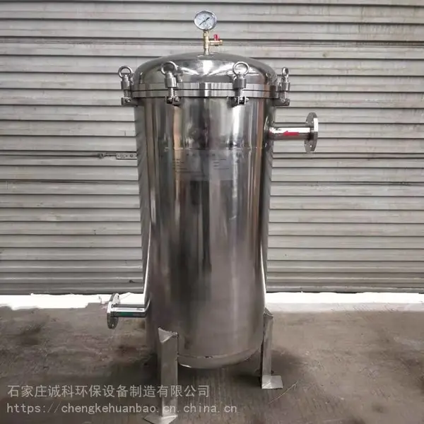 冀诚科污水处理活性炭粉尘过滤器 不锈钢滤袋精细过滤器