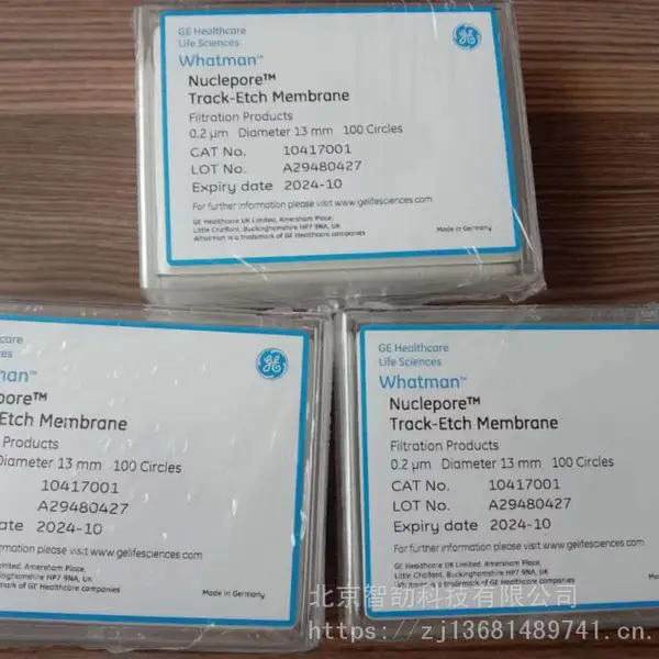 Cytiva思拓凡NUC whatman 13mm0.2um脂质体挤出滤膜实验室耗材10417001