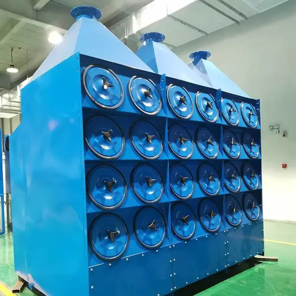 组合式滤筒除尘器PLC控制可调脉冲反吹使用寿命长