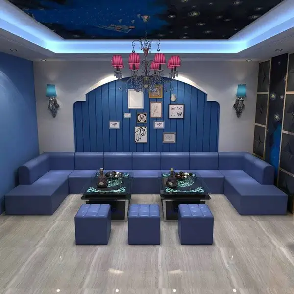 新款定制欧式轻奢金属模块电竞酒店KTV包厢派对KTV不锈钢模块酒吧