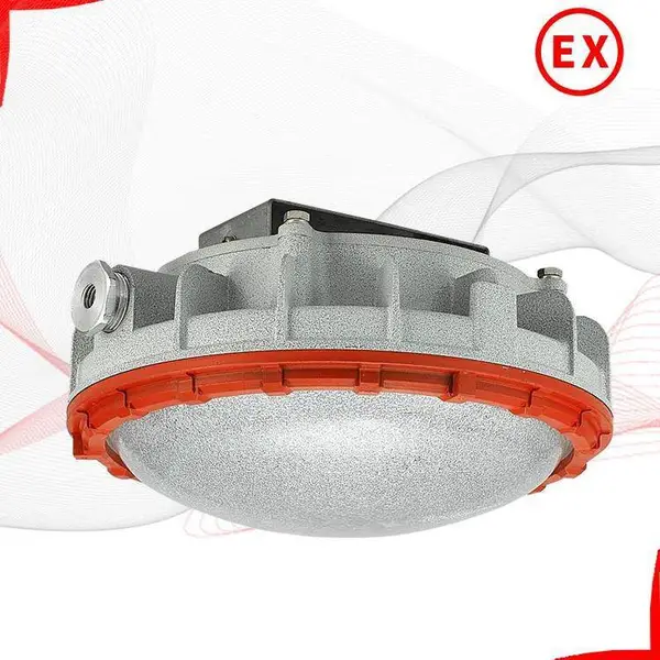 圆形LED防爆吸顶灯BZD180-111 40W 50W 220V 车间吊管灯