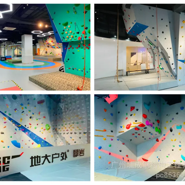 各类钢结构攀岩攀石墙设计建造,现场制作攀岩馆,造价底,钢结构出身结构安全耐久