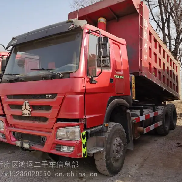 甘肃兰州豪沃二手自卸车 现车出售 375马力 重汽后八轮