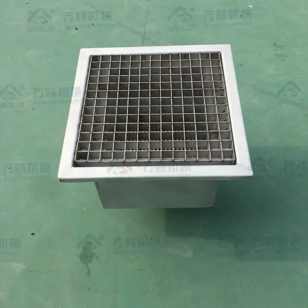 供应不锈钢网框式地漏/不锈钢带水封格栅地漏