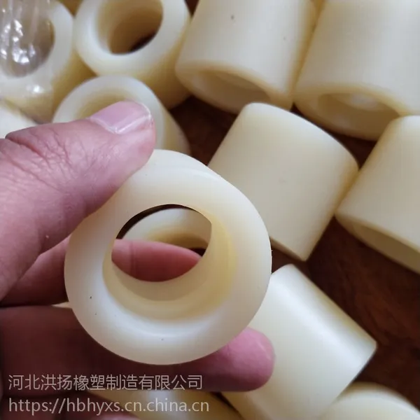 白色尼龙轴套 丝扣式尼龙轴套 尼龙制品定制 非标尼龙异形件定制