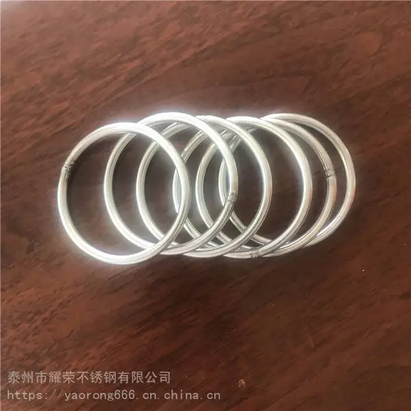 生产 304不锈钢圆环 纺织 瑜伽 不锈钢O型环 量大优惠