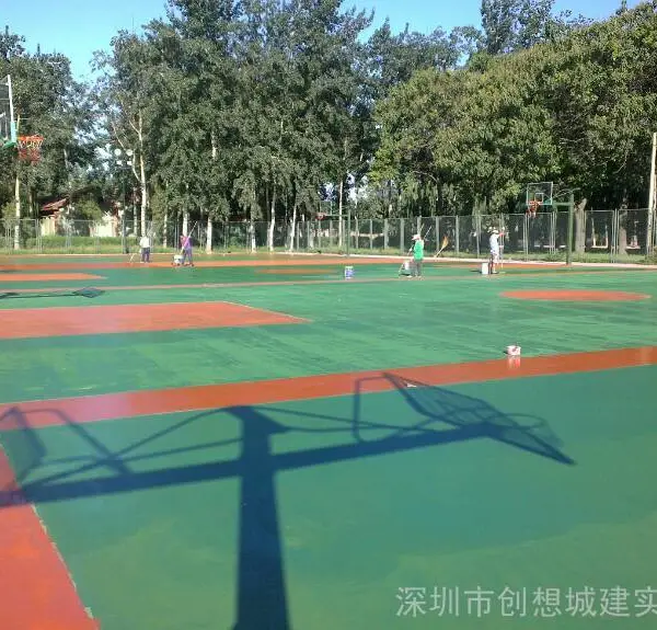 深圳硅PU球场施工_硅PU地面施工_各类球场硅PU施工_硅PU场地施工