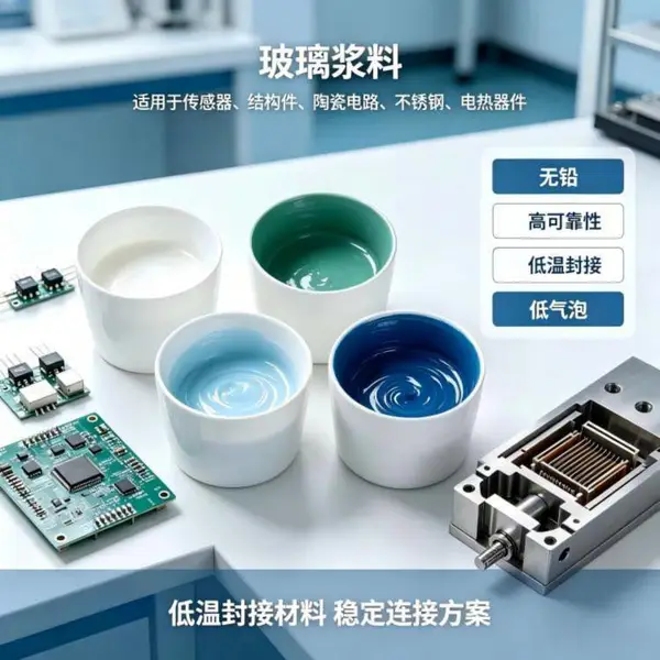 微熔硅玻璃浆料 刚玉封接结合强度高更牢固 实力工厂