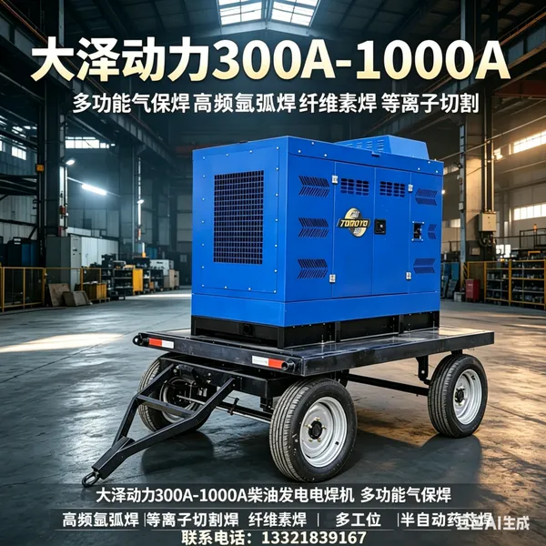 道依茨动力600A柴油驱动发电电焊机新品上市