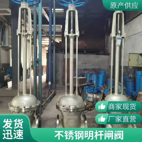 弹性密封CF8不锈钢闸阀 污水处理设备专用 美标不锈钢闸阀