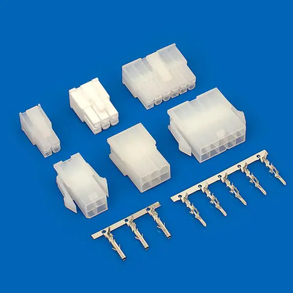 长江连接器供应莫仕等效替代品 双排4.2mm连接器 带柱,DIP针座