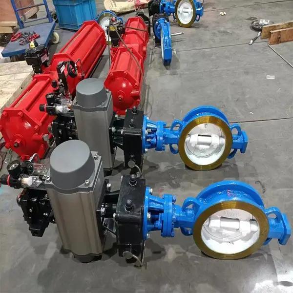D673W-25RL DN250不锈钢304手柄扳单夹硬密封三偏心耐高温对夹蝶阀