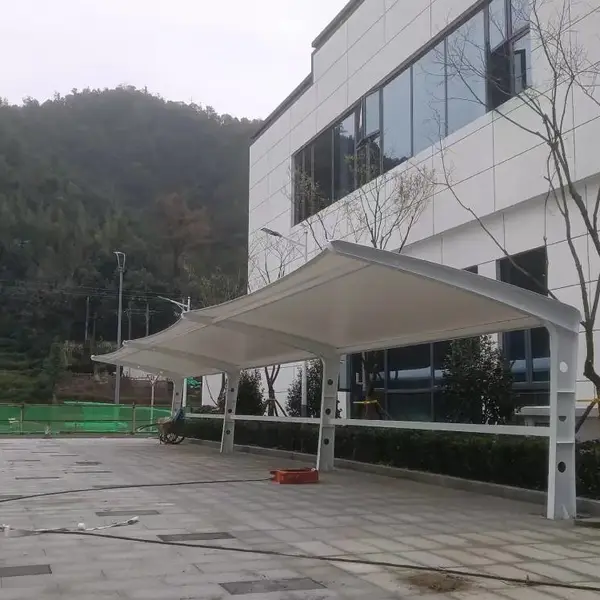湖北黄冈客车膜结构停车棚