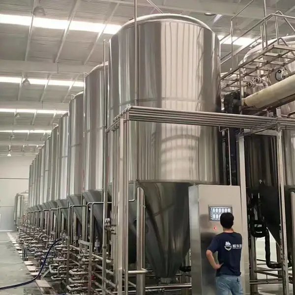 全套精酿啤酒设备生产厂家 大型啤酒厂产量5000吨啤酒设备