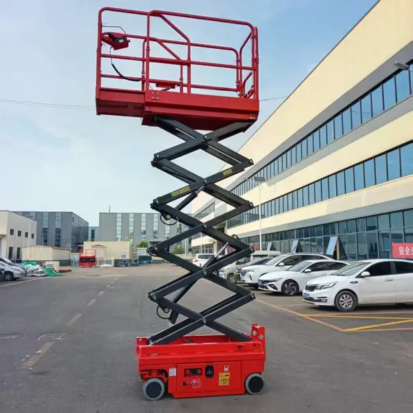 移动剪叉式升降平台自行式升降机登高车4-16米电动液压高空作业车