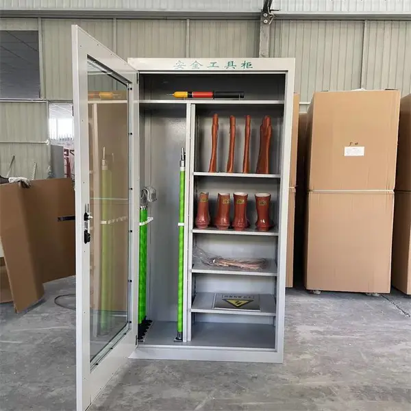 金淼牌1mm厚冷轧钢板安全工器具柜 静电喷涂工艺 防潮防尘