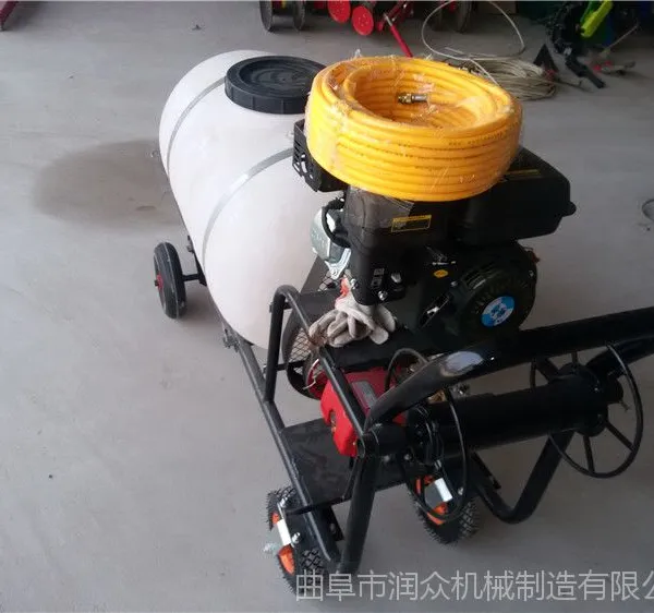 牧场消毒用高压喷雾器 26柱塞泵推车打药机 电动消毒机