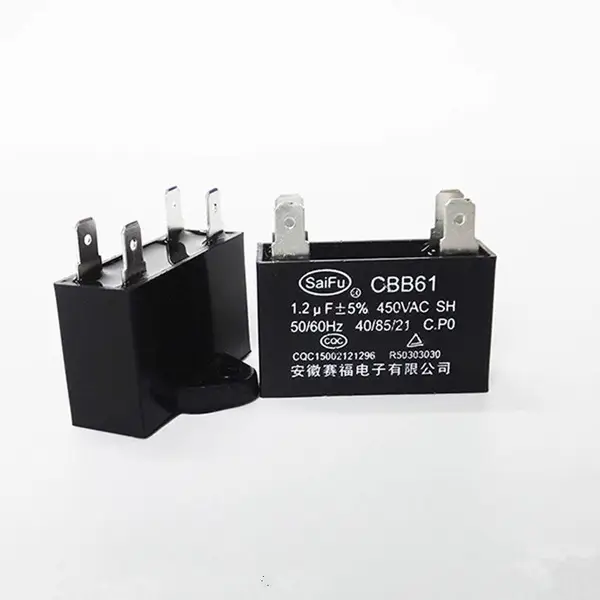 赛福 除湿机电机双插片运行薄膜电容CBB61 450VAC 4UF