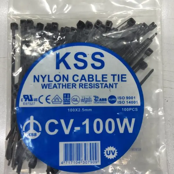 台湾KSS 抗UV扎线带耐候性扎带CV-100W