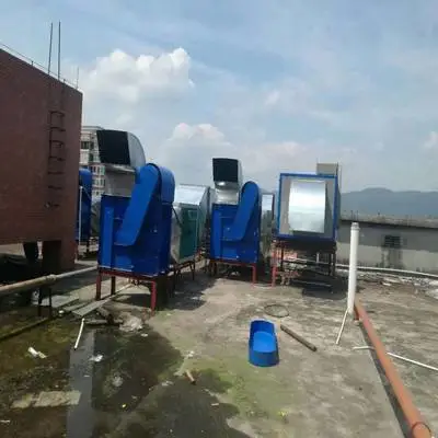 广州环保厨房安装高低空排放油烟净化器及静电安装