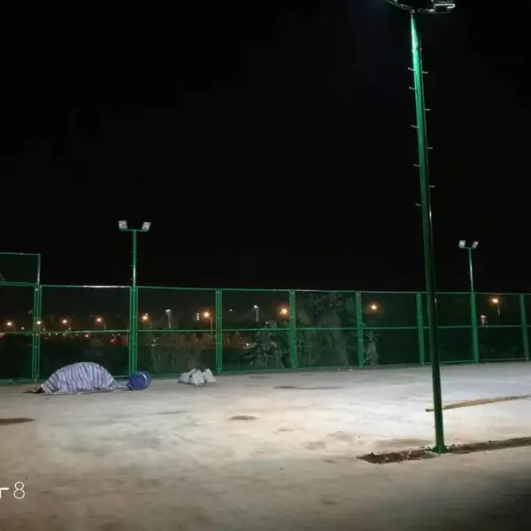 百色隆林太阳能灯杆太阳能路灯杆分体全套一体安装喷塑烤漆