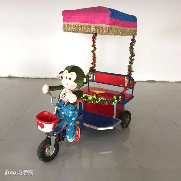 心悦游乐***机器人拉车广场儿童游乐项目电瓶车款式图片