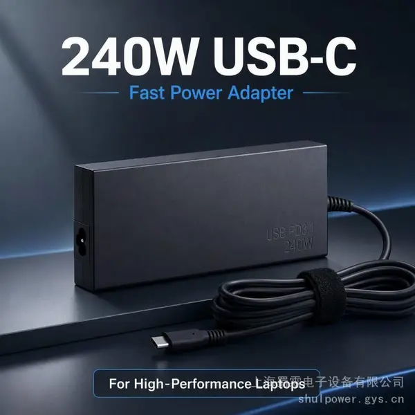 台达 240W USB-C PD 3.1 电源适配器Fast 充电器 for 游戏本 & High Power Devices