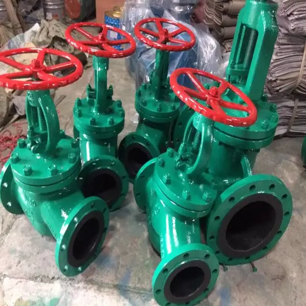 攀枝花DN200 J941F46-10/16C直通式衬四截止阀 直通式四截止阀***