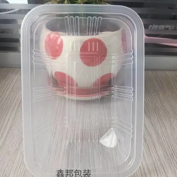 鑫邦包装生产气调包装机琐鲜盒 气调包装盒 熟食卤制品真空塑料盒