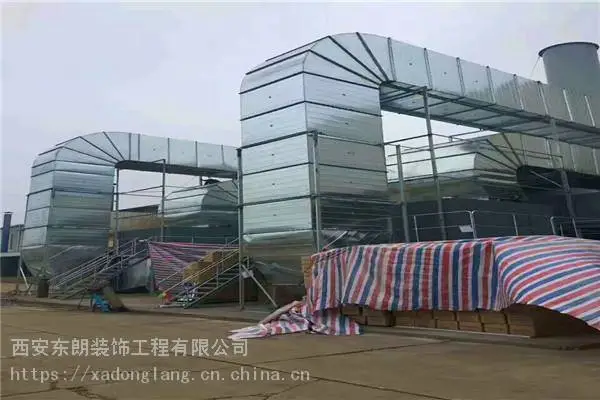 陕西西安咸阳通风管道加工安装,排风排烟除尘管道设备,铁皮不锈钢管道制作