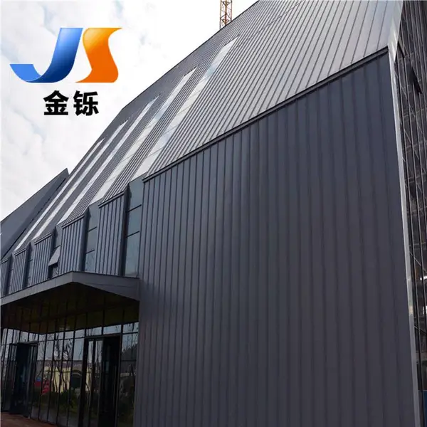 自建房别墅屋面 25-430铝镁锰合金板 0.9mm厚厂家设计生产