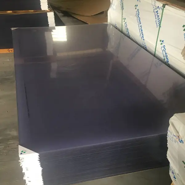 透明高密度硬质pvc板材加工 水晶板耐酸碱工程pvc塑料板