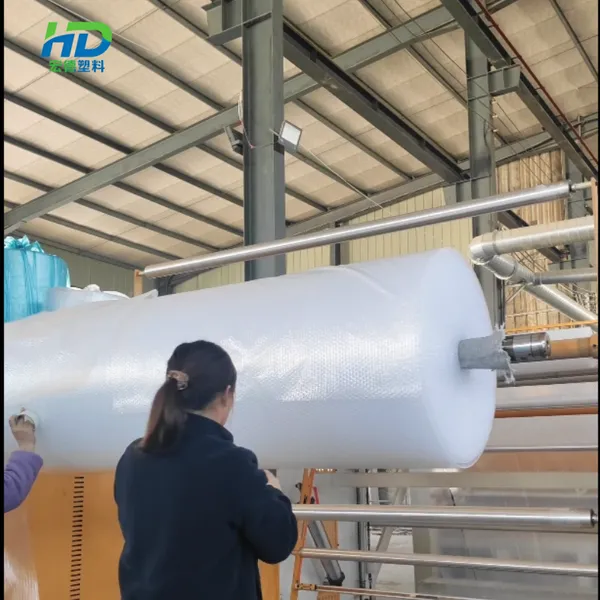 宏德单层加厚款气泡膜强韧抗压防水防震,适用于精密仪器包装
