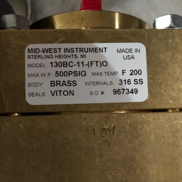 优势供应 Mid-West Instrument 压力表 130BC-11