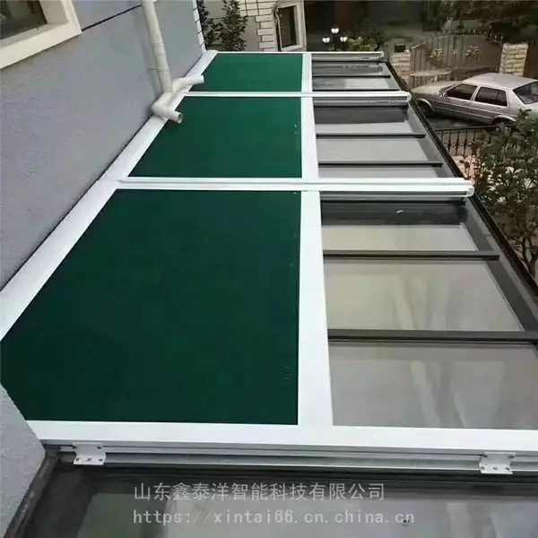 电动遮阳天幕 玻璃顶室外遮阳帘 抗风能力强 鑫泰洋支持定制