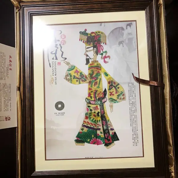 陕西手工皮影制作西安民俗旅游皮影定制商务会议皮影赠送客户