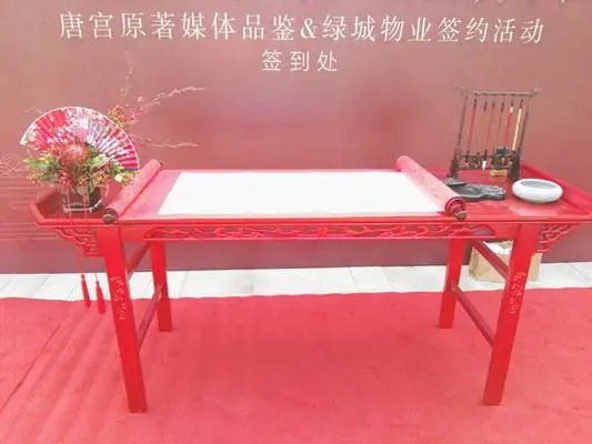 河北石家庄红木家具出租 仿古桌椅博古架租赁