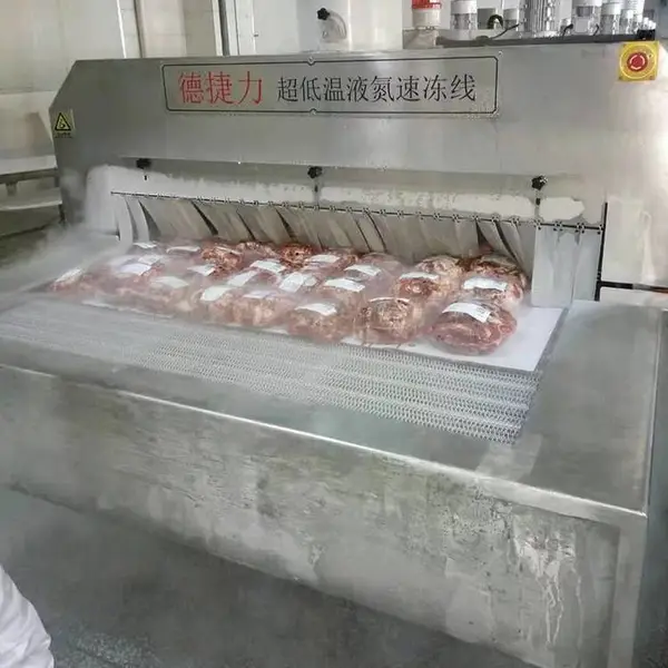 厂家批发海产品速冻设备速冻机肉制品隧道式速冻机面制品豆包隧道速冻机 ***回收二手速冻机