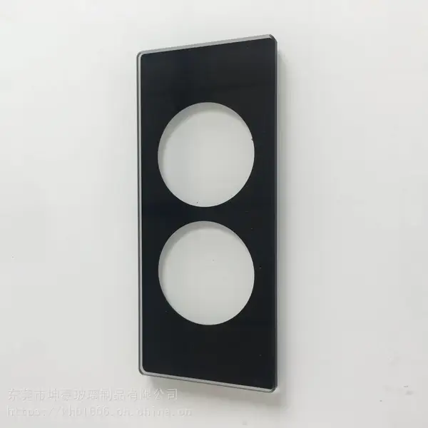 丝印玻璃厂家加工3mm 4mm丝印钢化玻璃灯具面板钢化玻璃加工