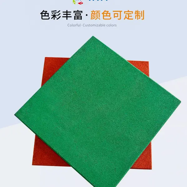 马房马厩橡胶地垫 新疆块状弹性马房马厩地砖铺设 室外马场地垫