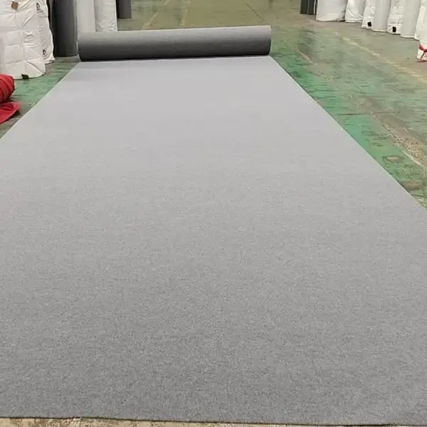 工厂生产阻燃地毯 防火展览展会地毯 覆膜地毯