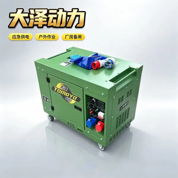 玉溪10KW柴油发电机自启动发电机
