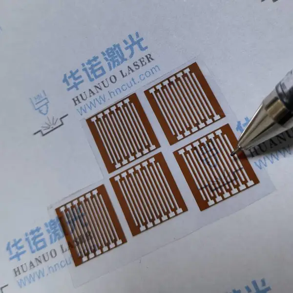 0.1/0.15mm PI 胶带掩模版激光精密切割 15×15 外框镂空 缝宽 0.1 肋宽 0.15 微米级无毛刺激光加工