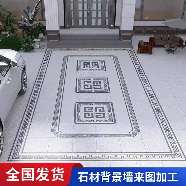 大理石水切割 数控水刀切割加工 石材拼花 台面开孔异形 加工厚度150mm