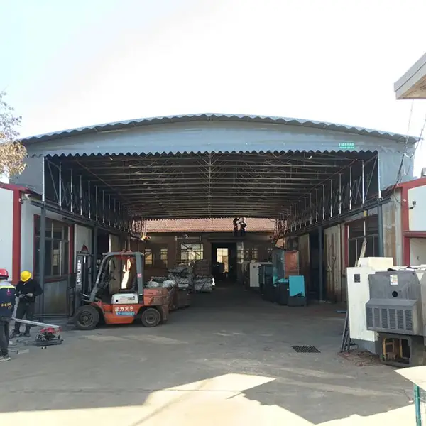 落地式遮阳棚带水槽工地帐篷伸缩蓬配件