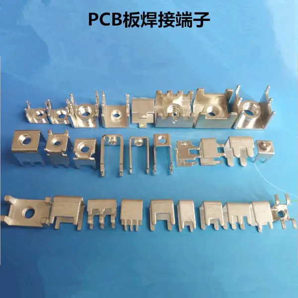 厂家直供端子PCB焊接端子M4线路板卧式接线柱/PCB板焊接端子