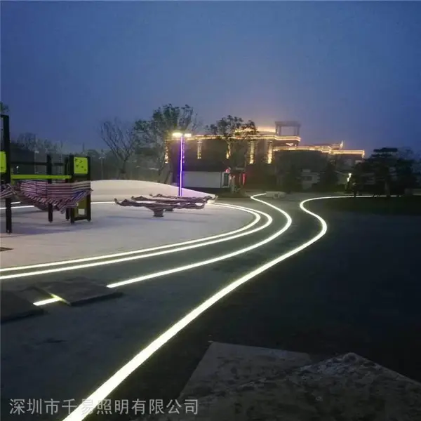 嵌入式地埋灯带 室外景观楼体亮化用 LED软性发光灯条 防水24V