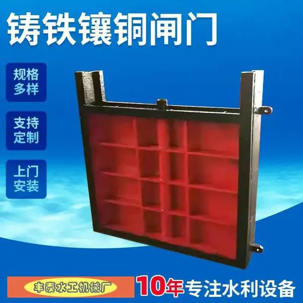 铸铁闸门 铸铁镶铜闸门 水利工程渠道止水闸门