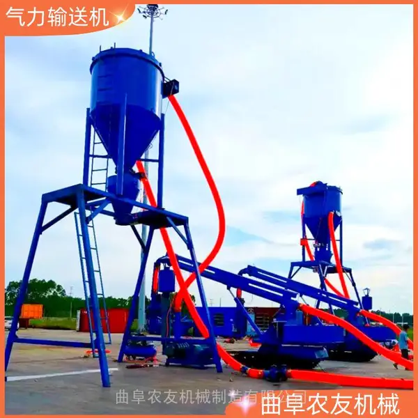 气力输送机 仓库中转负压吸灰 农友150型水泥粉自吸上料